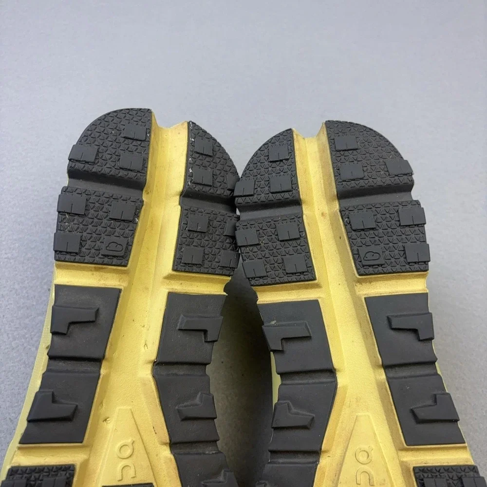 On Running Shoes Mens Size 13 Yellow Trail CloudTec Missiongrip Sneakers